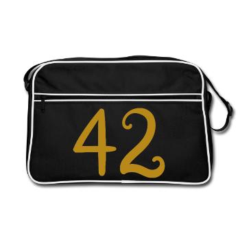 42 - Sac Retro - noir/blanc - Devant