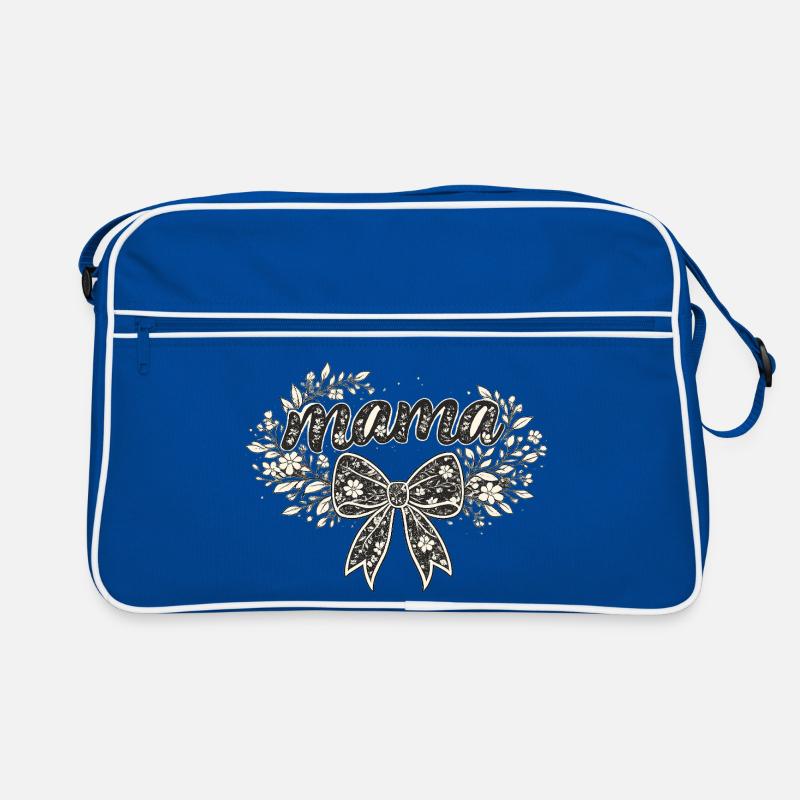 Mama-Geschenk: Retro-Mama-Visualisierung Retro Tasche