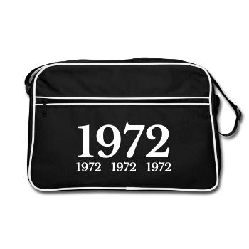 1972 - Sac Retro - noir/blanc - Devant