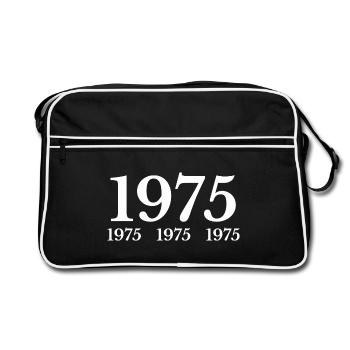 1975 - Sac Retro - noir/blanc - Devant