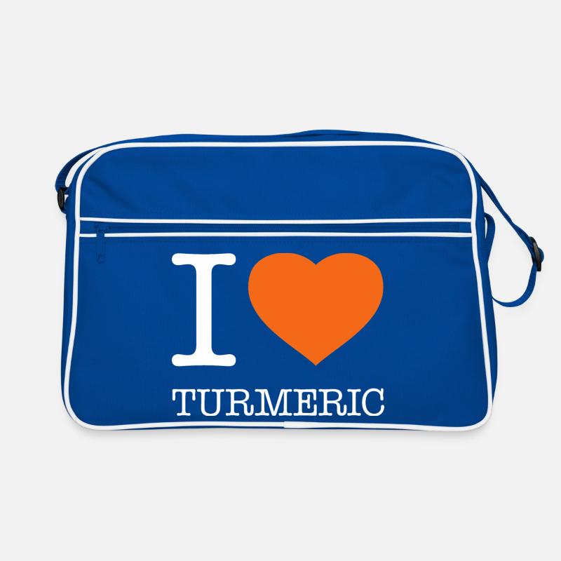I LOVE TURMERIC Retro Tasche