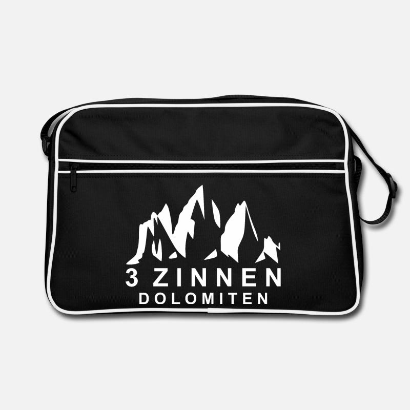 Dolomites des Trois Pics - Sac Retro - noir/blanc