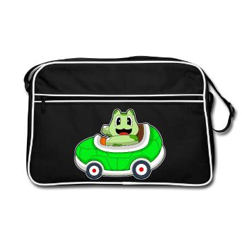 Turtle Car - Retro Bag - black/white - Front