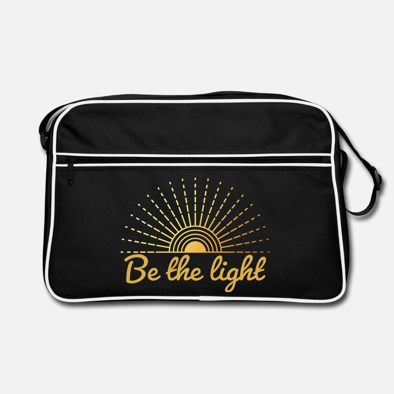 Be the Light – Mystical Boho Sun Retro Bag