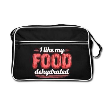 Beef Jerky Dried Like My Food Dehydrated - Retro Bag - black/white - Front