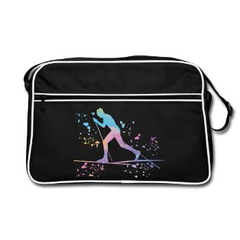 Ski de fond Ski de fond - Sac Retro - noir/blanc - Devant