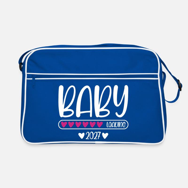 Baby 2027 loading heart loading bar Retro Bag
