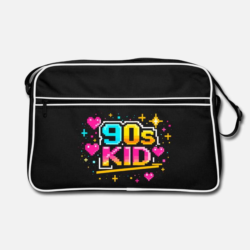 Pixelkid Neon Rétro des années 90 Sac Retro