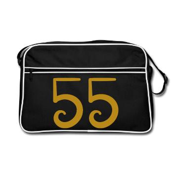 55 - Sac Retro - noir/blanc - Devant