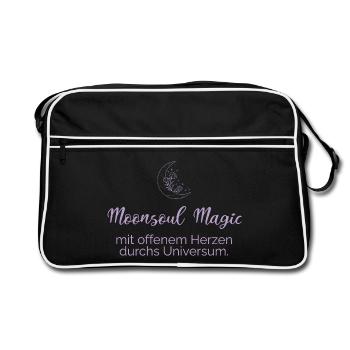 Mounsoul Magic - Journey through the Universe - Retro Bag - black/white - Front
