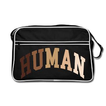 Human Human African - Retro Bag - black/white - Front