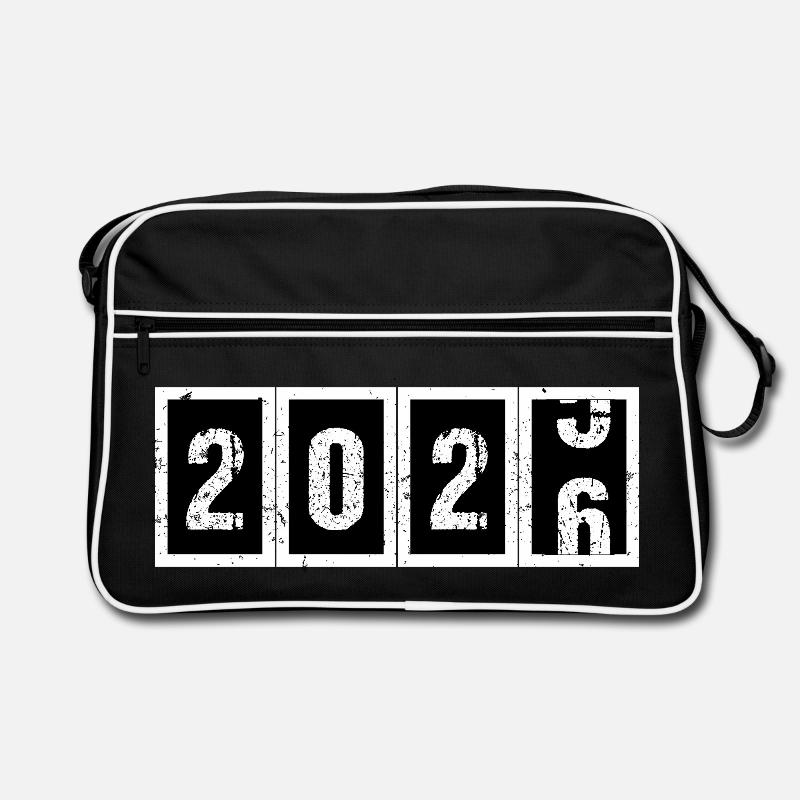 Année 2026 - Sac Retro - noir/blanc