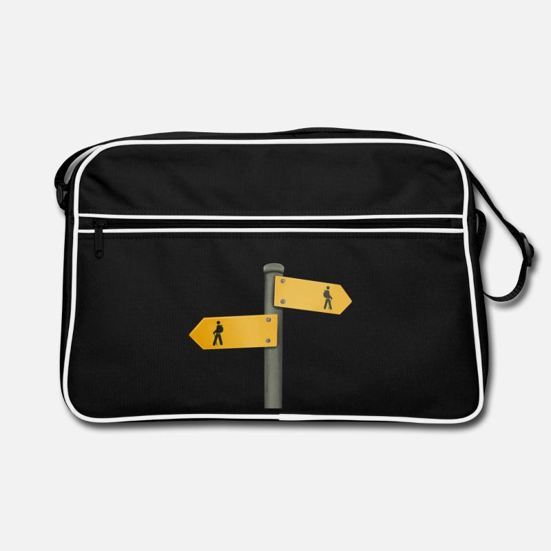 Panneau de randonnée panneau indicateur Sac Retro