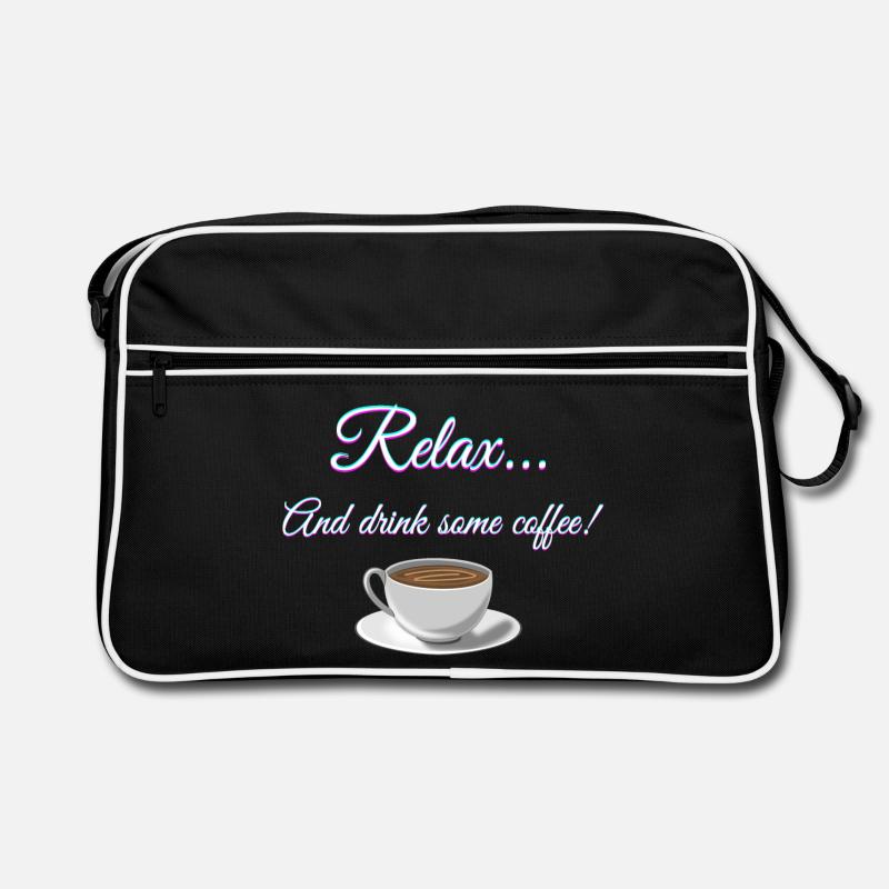 Se détendre... Et buvez du café! Sac Retro