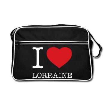 J’ADORE LORRAINE LOTHRINGEN - Sac Retro - noir/blanc - Devant