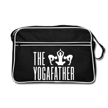 Amateurs de Pilates Le Yogafather Pilates - Sac Retro - noir/blanc - Devant