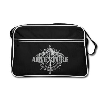 Aventure - Sac Retro - noir/blanc - Devant