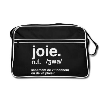 Joie Définition Style Dictionnaire  - Sac Retro - noir/blanc - Devant