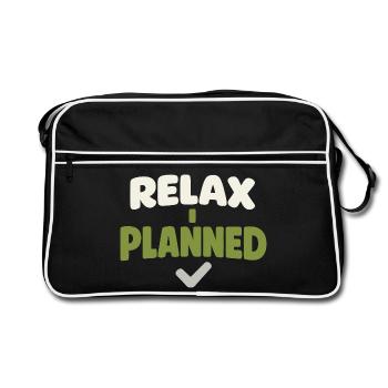 Family Provision Emergency Planner Prepper - Retro Bag - black/white - Front