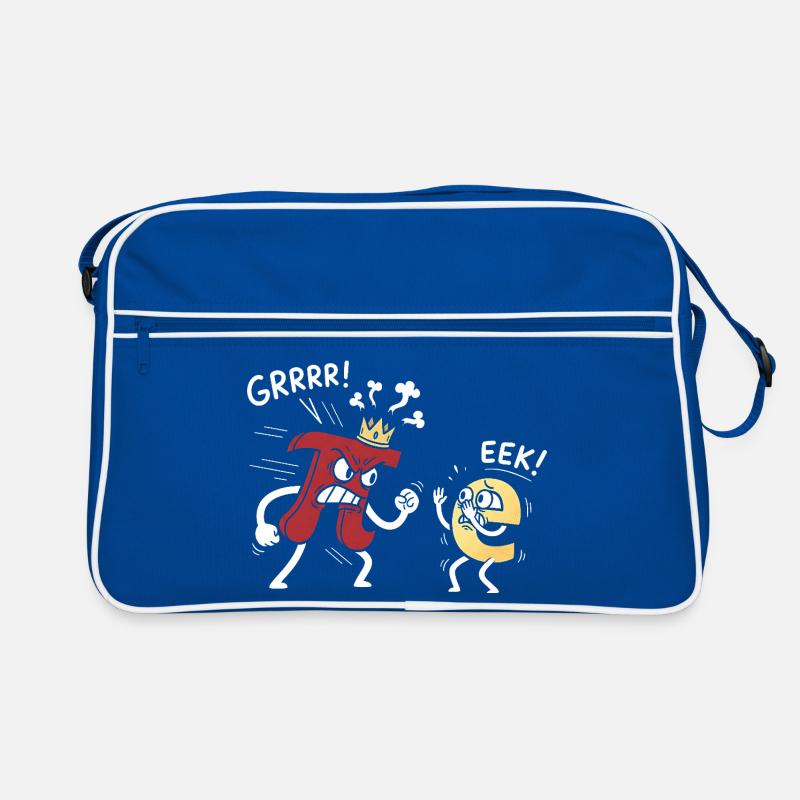 Constantes mathématiques Pi menacé e Comic Sac Retro