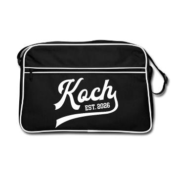Chef Chefs Kitchen Hobby Chef Cooking Clothes Cooking - Retro Bag - black/white - Front