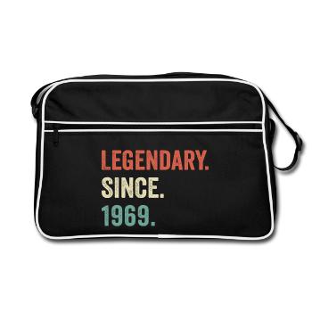 legendary since 1969 - Retro Bag - black/white - Front