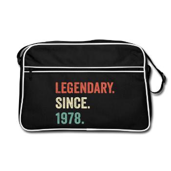 legendary since 1978 - Retro Bag - black/white - Front