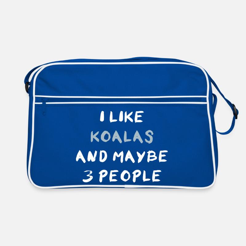 I Like Koalas And Maybe Three People Retro Bag