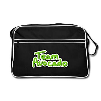 Avocat d'équipe - Sac Retro - noir/blanc - Devant