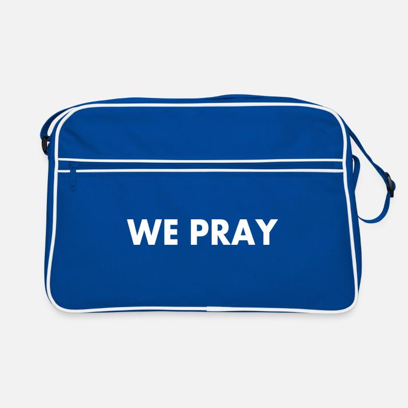 We pray Retro Tasche