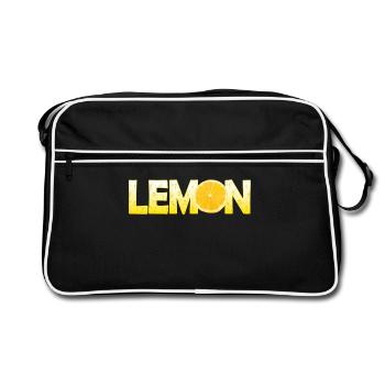 Lemon - Sac Retro - noir/blanc - Devant