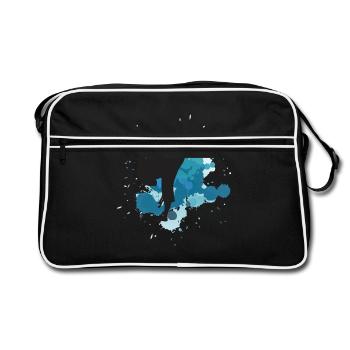 karate - Retro Bag - black/white - Front