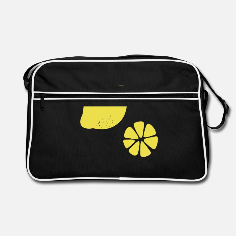 Zitrone Sommer Retro Tasche