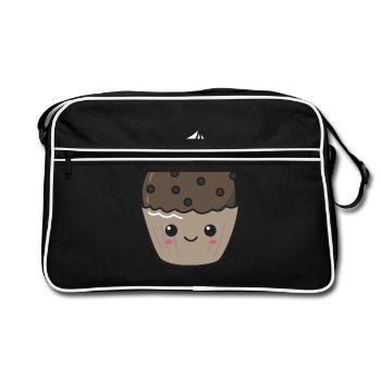 Muffin Kawaii - Sac Retro - noir/blanc - Devant
