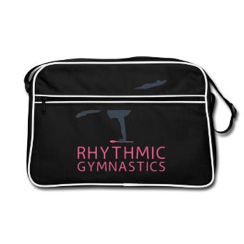 Gymnastique rythmique Gymnastique cadeau sport - Sac Retro - noir/blanc - Devant