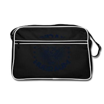 Fridays for displacement - Retro Bag - black/white - Front
