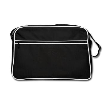 Amérindiens Kokopelli Musicans - Totem 1 - Sac Retro - noir/blanc - Devant
