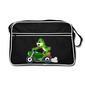 Moto Frog - Sac Retro - noir/blanc - Devant