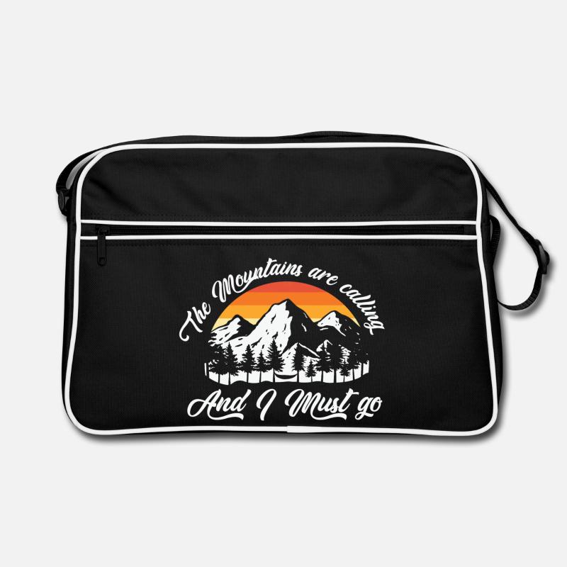 mountain, hiking, hiking Retro Bag