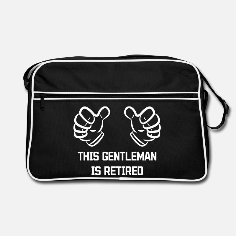 Retirement Statement Senior Profession Time Out Freedom Retro Bag