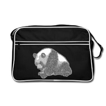 Panda grand - Sac Retro - noir/blanc - Devant