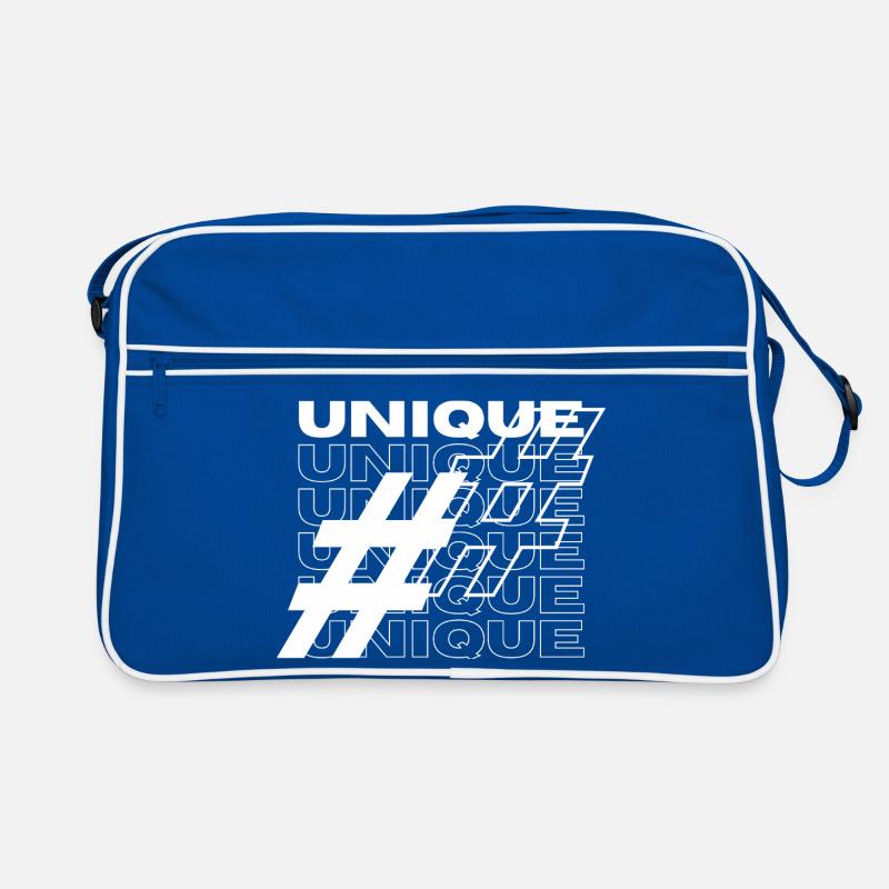 Unique Hashtag Typography Retro Bag