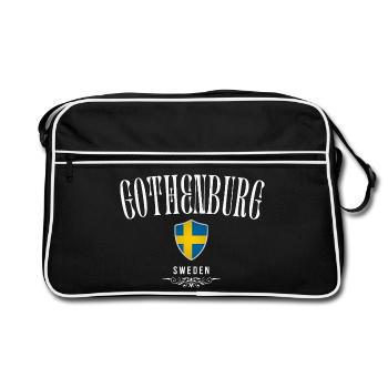 Maître Göteborg, Göteborg, Suède - Sac Retro - noir/blanc - Devant