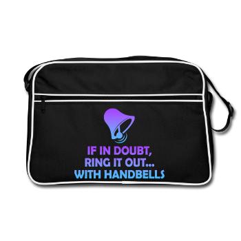 Choir Music Instrument Handbell Choir - Retro Bag - black/white - Front