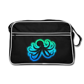 Octopus Kids Men's Boys Octopus - Retro Bag - black/white - Front
