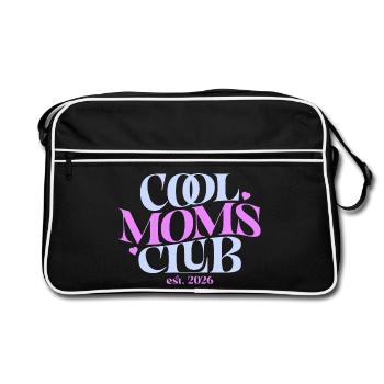 Cadeau Maman 2026 - Tenue de Maman Cool - Sac Retro - noir/blanc - Devant