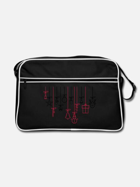 NOËL - Sac Retro - noir/blanc