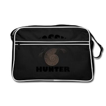 Fossils seek endurance - Retro Bag - black/white - Front
