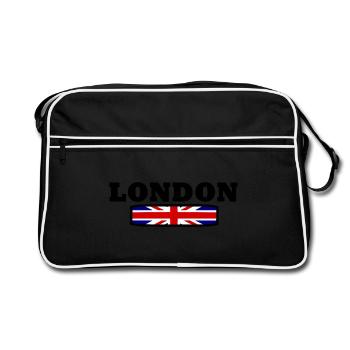Londres - Sac Retro - noir/blanc - Devant