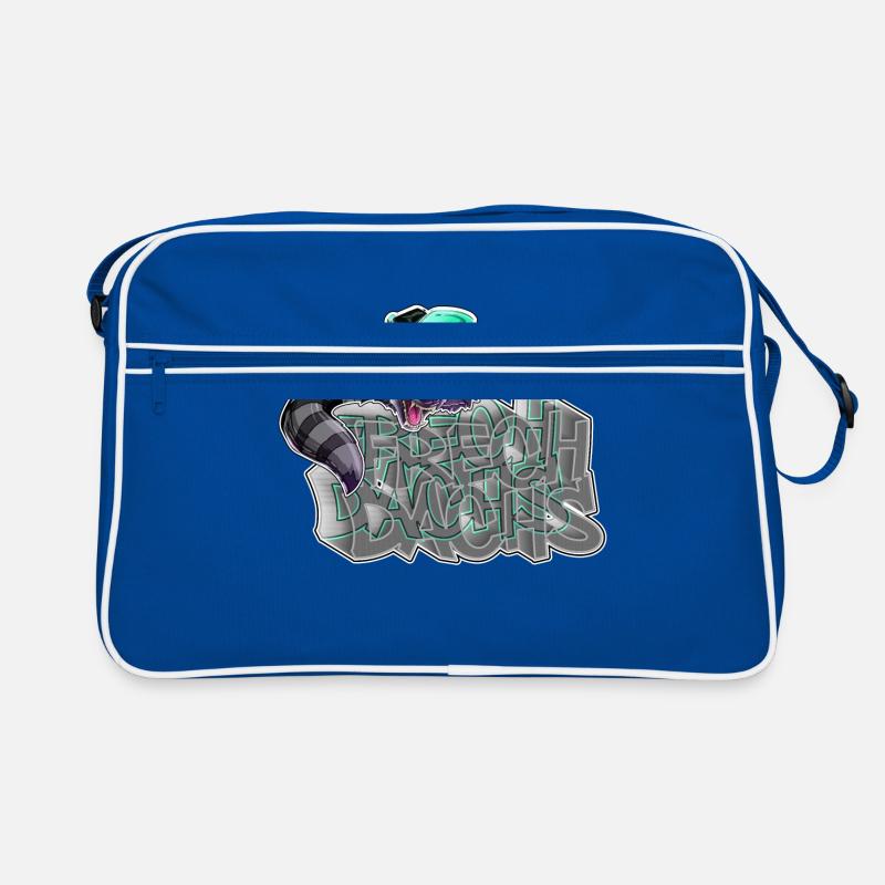 Frechdachs- Frecher Waschbär Retro Tasche